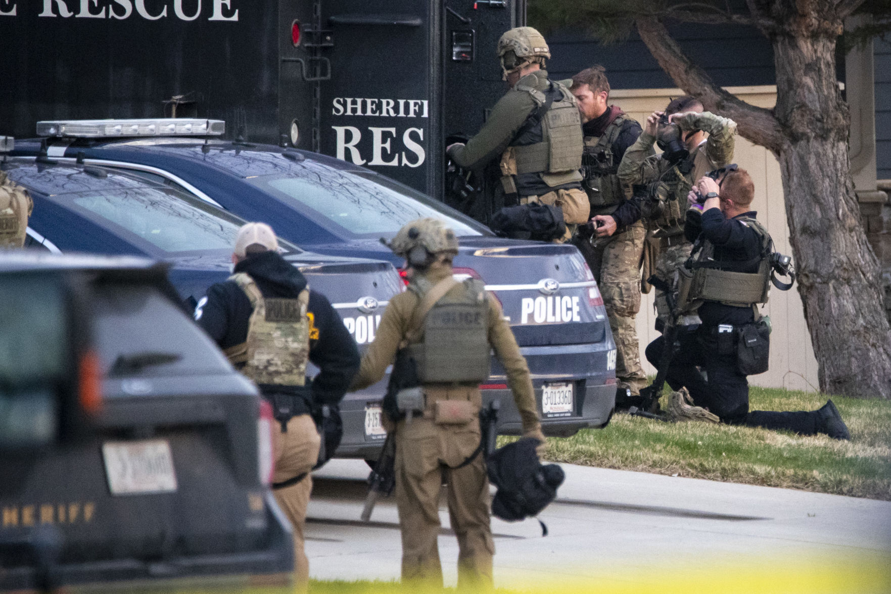 Police standoff